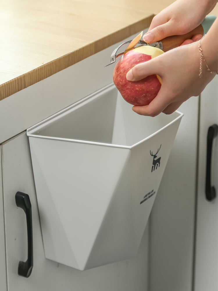 Kitchen Trash Can Hanging Home Cabinet Doors Wall Hanging Storage Basket Large Kitchen Waste Special Hanging Basket Creative Trash