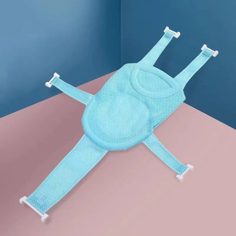 Adjustable Baby Bath Net – Anti-Slip Newborn Bathtub Support Cushion