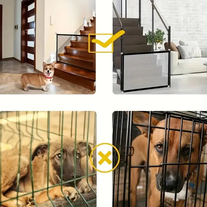 RETRACTABLE BABY GATE, MESH BABY AND DOG GATE Style and Sanctuary