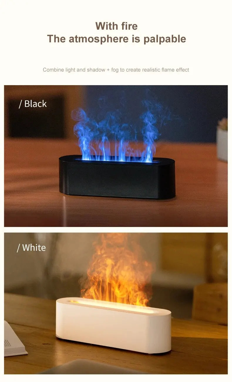 FLAME AROMA DIFFUSER HUMIDIFIER Style and Sanctuary