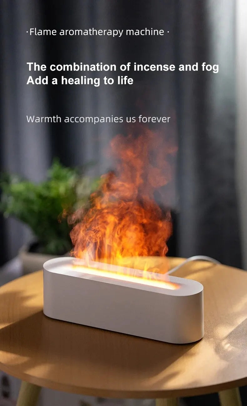 FLAME AROMA DIFFUSER HUMIDIFIER Style and Sanctuary