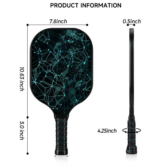 FIBERGLASS PICKLEBALL OUTDOOR RACKET SET Style and Sanctuary