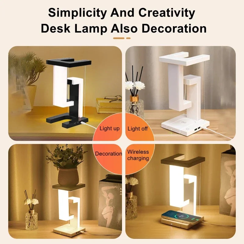 LEVILIGHT WIRELESS CHARGING LAMP Style and Sanctuary