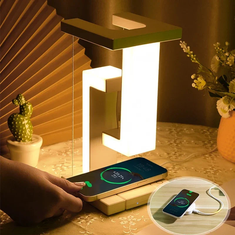 LEVILIGHT WIRELESS CHARGING LAMP Style and Sanctuary