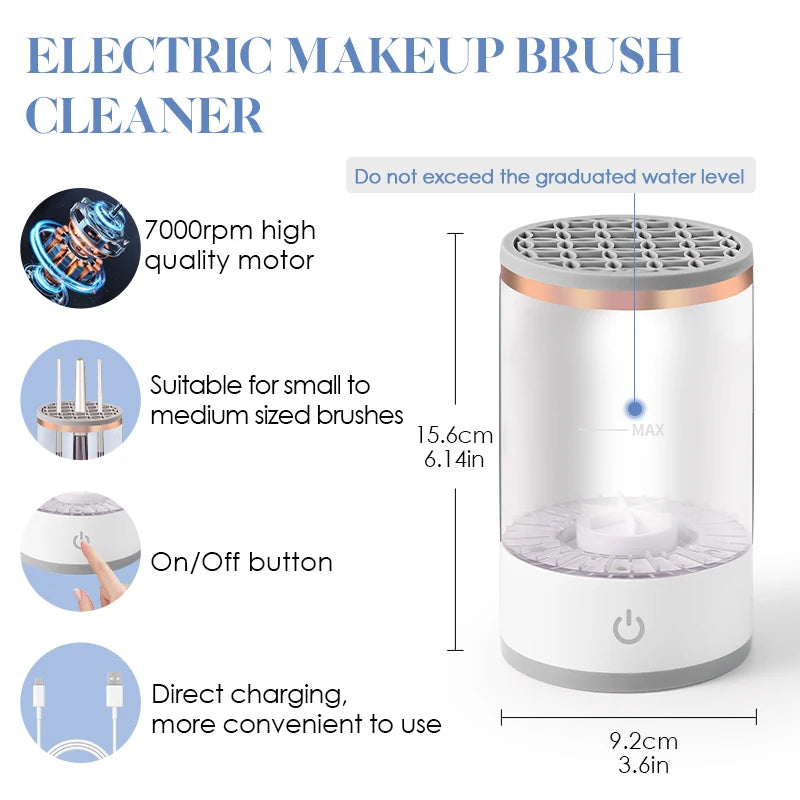 MAKEUP BRUSH CLEANING MACHINE Style and Sanctuary