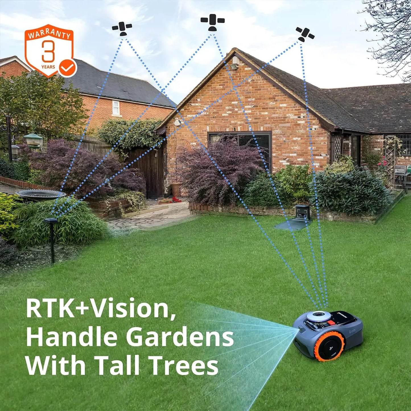 ROBOT LAWN MOWER PERIMETER WIFI FREE Style and Sanctuary