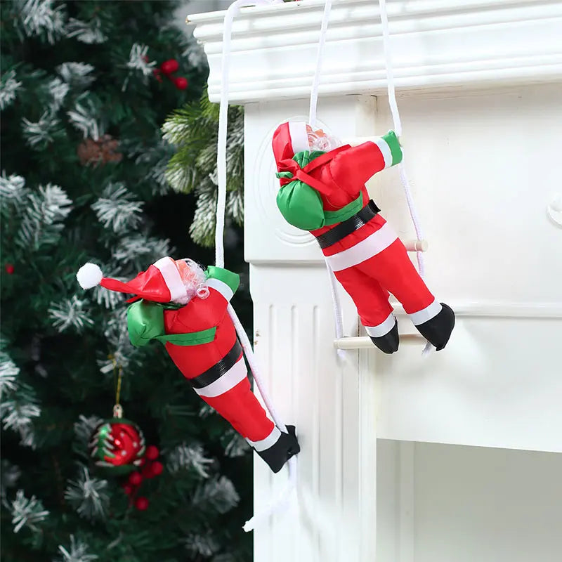 SANTA CLIMBING LADDER PENDANT