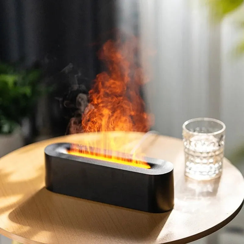 FLAME AROMA DIFFUSER HUMIDIFIER Style and Sanctuary