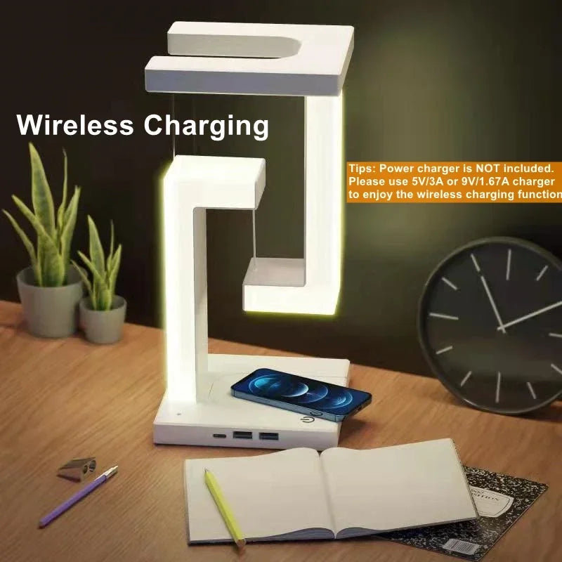 LEVILIGHT WIRELESS CHARGING LAMP Style and Sanctuary