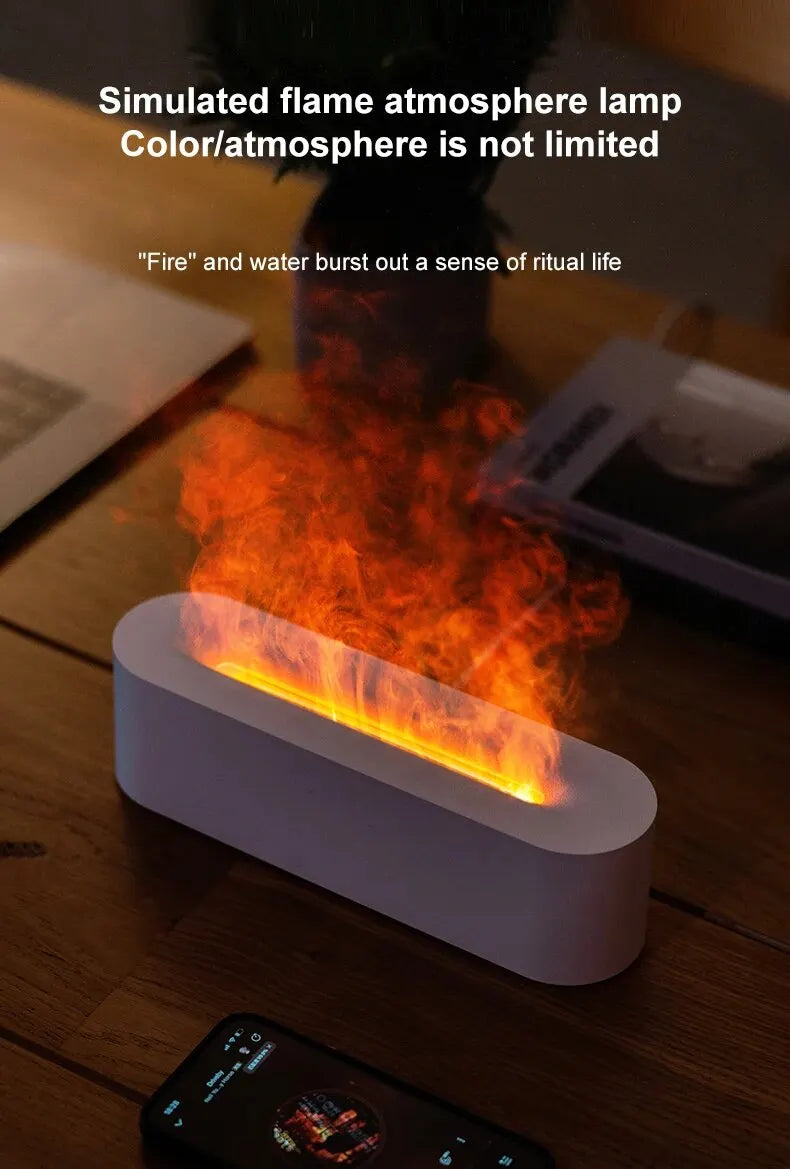 FLAME AROMA DIFFUSER HUMIDIFIER Style and Sanctuary