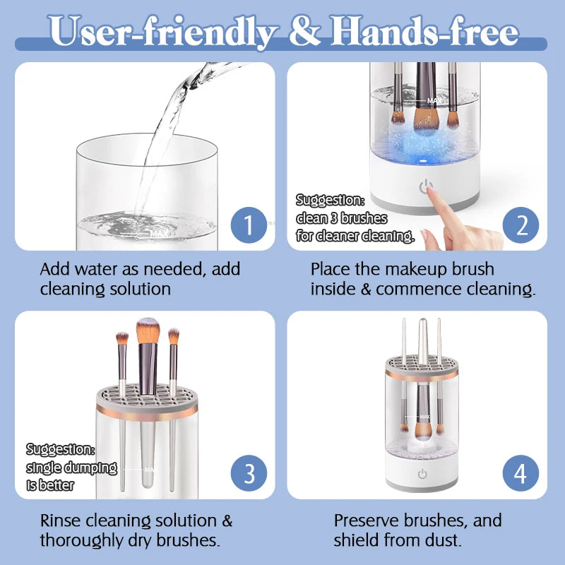 MAKEUP BRUSH CLEANING MACHINE Style and Sanctuary