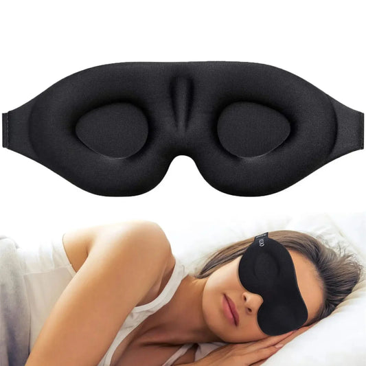 3D Blindfold Sleep Mask – Deep Sleep, Zero Pressure for Men and Women