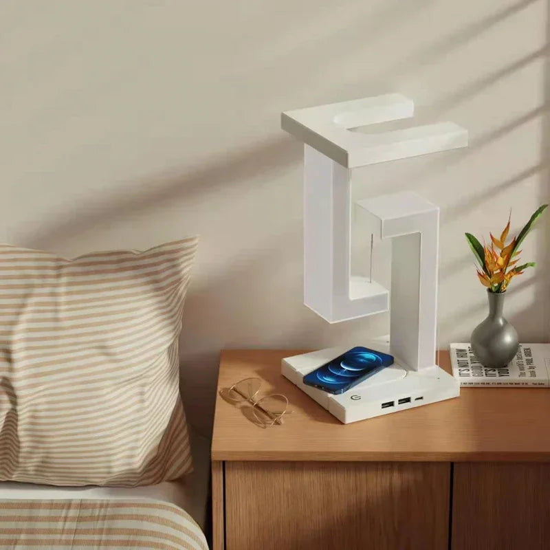 LEVILIGHT WIRELESS CHARGING LAMP Style and Sanctuary